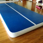 Popular tumble track inflatable air mat for Kongfu gymnastics
