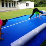 Best Eco Somersault Inflatable Air Mat For Gymnastics