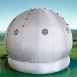 Large hyperbaric oxygen tank for Mongolian yurt