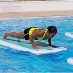 wholesale floating inflatable yoga mats floating water mat price