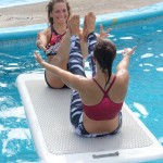 Sanatorium inflatable Yoga mat on water factory price in Stock