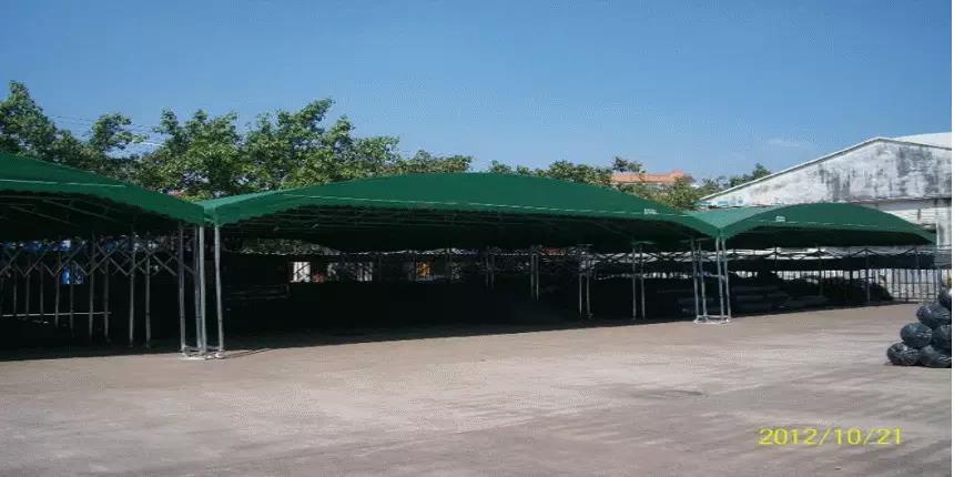 versatile tent for parking area