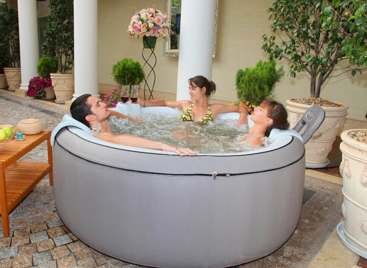 Portable bathtub for elderly factory price for sale_Inflatable spa