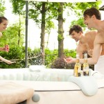 Best price Inflatable hot tub bubble massage jacuzzi