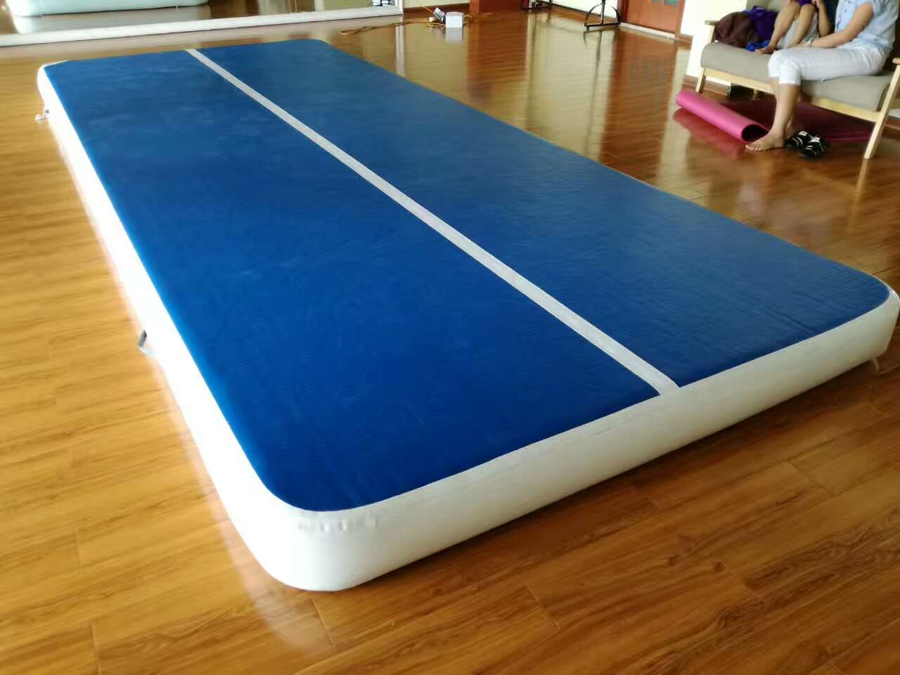 workout inflatable gym mat