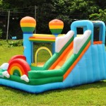 Inflatable jump house small children's castle durable easy to install