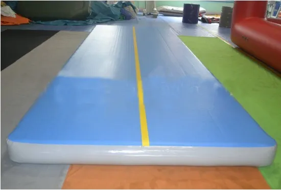What's The Step  On Crotch Training On Inflatable Gymnastic Mat