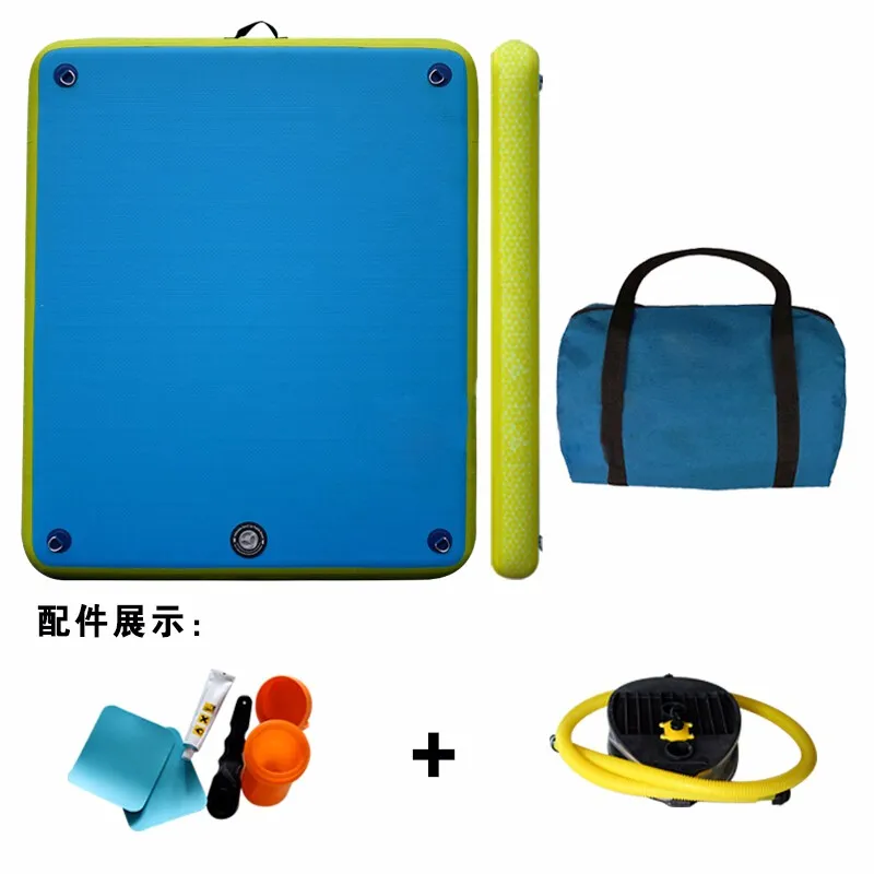 DWF air mat fishing on water