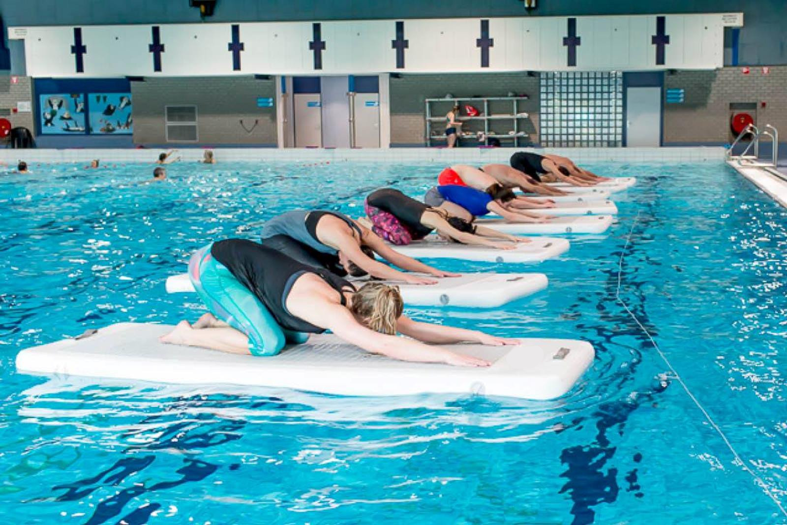 China manufacturer Inflatable Yoga Mat Water Floating Yoga Mats_Yoga