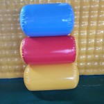 Inflatable gymnastics roller for children flip assistance training