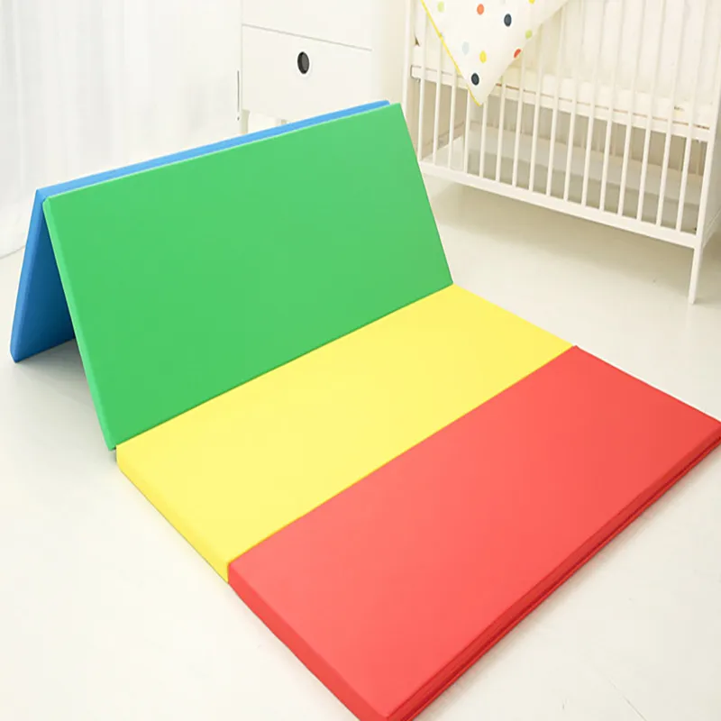 double folding rainbow play mat